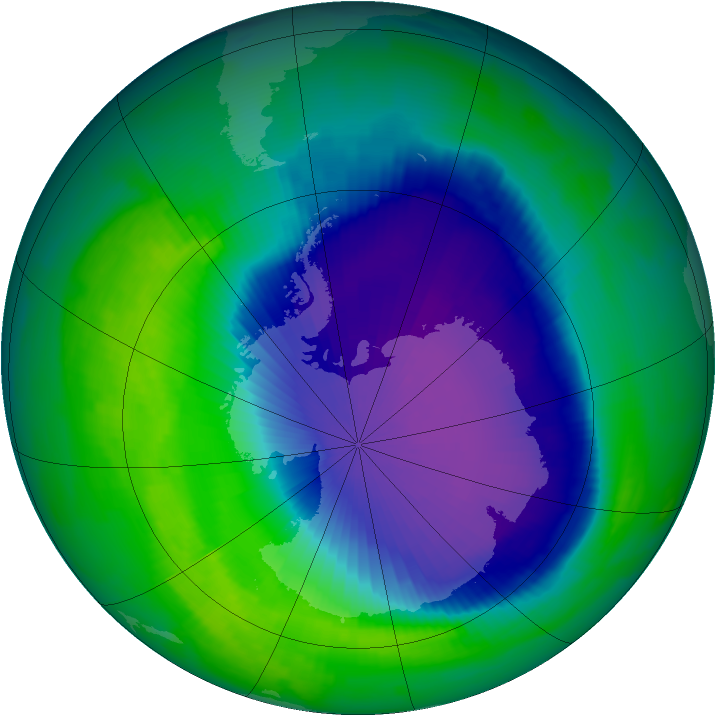 Ozone Map 1997-10-17